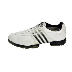 Adidas Tour 360 Golf Shoes Men’s 13 White Black Leather 3D FitFoam Spiked